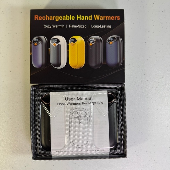 2 Pack Rechargeable Hand Warmers 7000mAh Magnetic Portable Electric Heaters - Picture 5 of 9